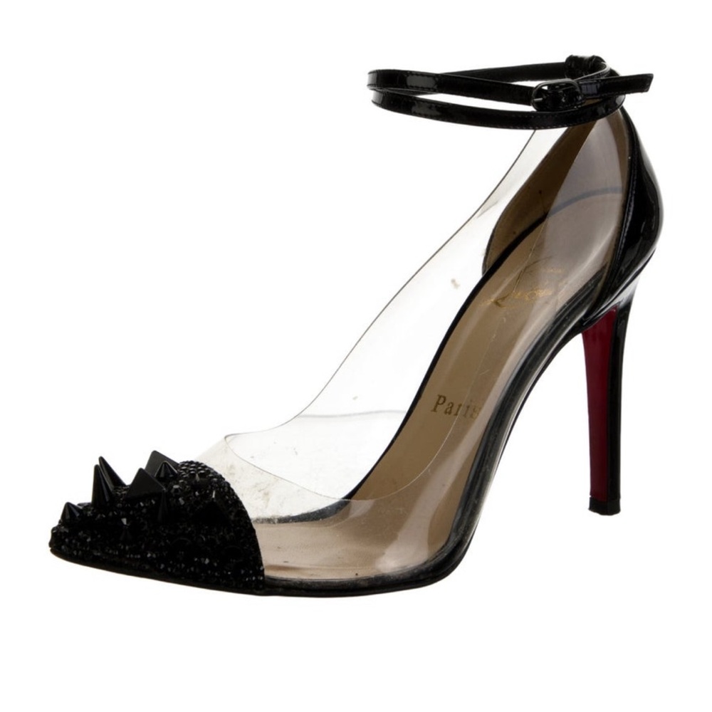 Christian Louboutin Spiked Accent D’orsay Pump